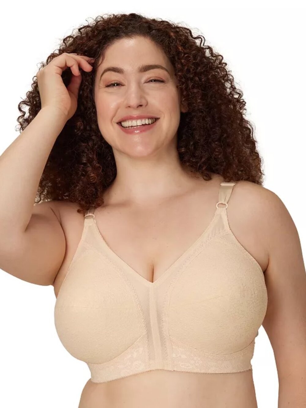 Playtex 18 Hour Sensational Support Wireless Bra 0020, Color: Beige, Size: 34